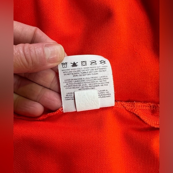 NIKE DRI-FIT Men’s orange polo golf‎ shirt size XL. - Picture 9 of 11